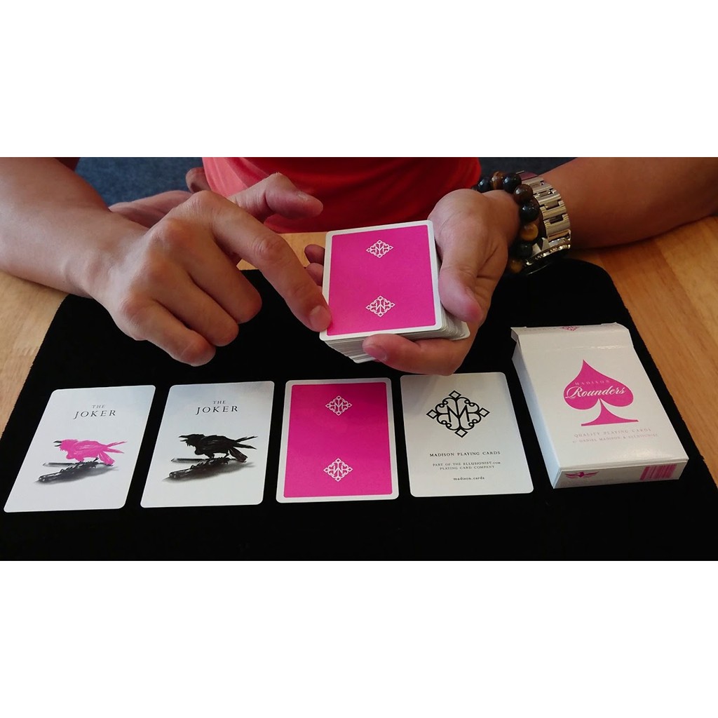 Bộ Bài Ellusionist Madison Rounders Playing Cards, Thẻ Sưu Tập Bicycle, Trò Chơi Thẻ Ma Thuật, Đạo Cụ Ảo Thuật Cho Nhà Ảo Thuật