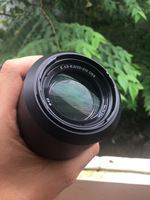 Sony sel 55-210 bạc