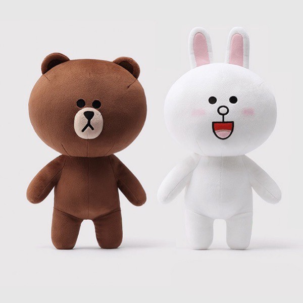 Cặp đôi Gấu bông Brown và thỏ Cony