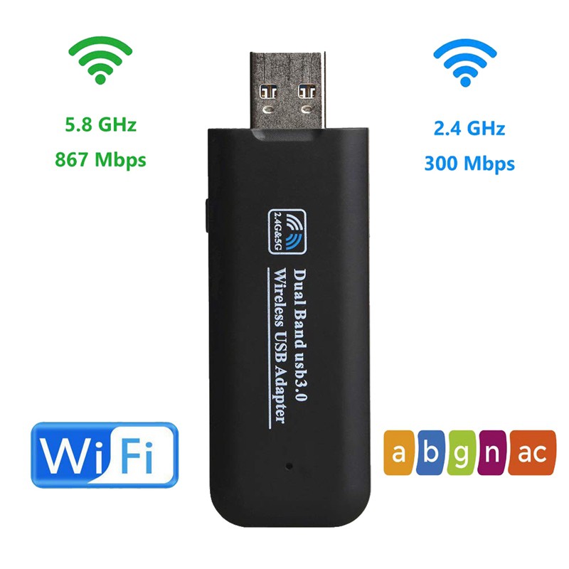 Usb Wifi 3.0 1200 Mbps 5.8 Ghz 2.4ghz Dual Band Ac1200 Wifi Dongle 802.11 A B | BigBuy360 - bigbuy360.vn