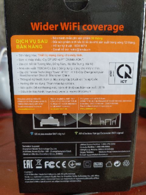 Khuếch đại tín hiệu sóng wifi tenda BH36 t