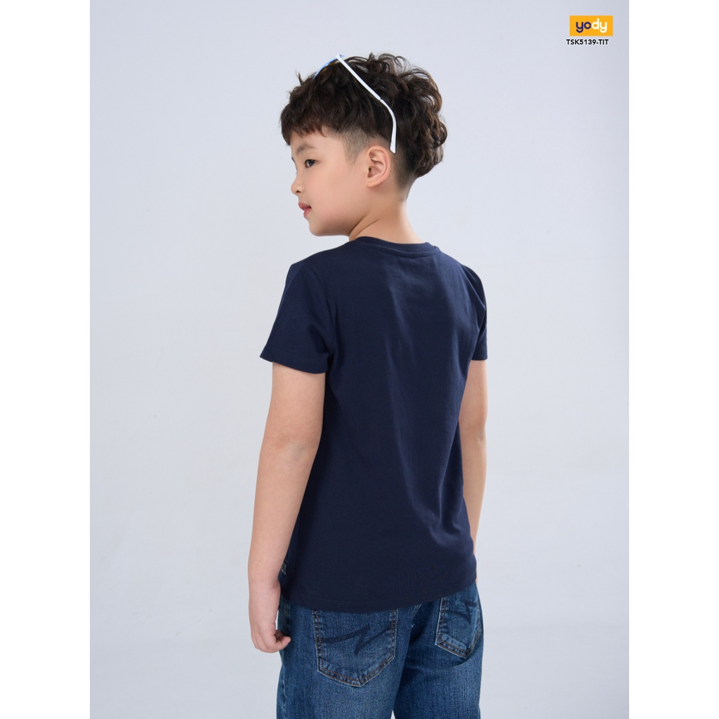 Áo Thun Cộc Tay YODY T-Shirt Trẻ Em Cotton USA Phiên Bản Premium TSK5139