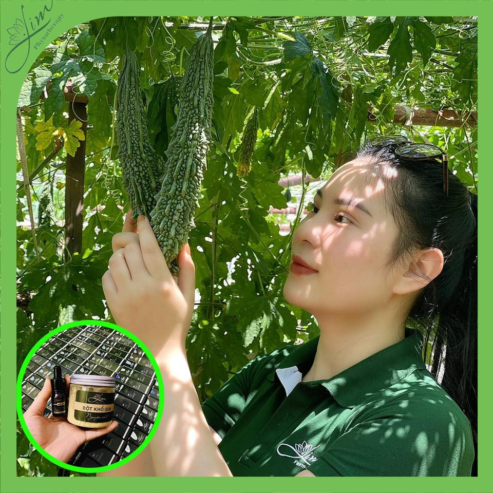 Combo huỷ diệt mụn serum khổ qua và bột khổ qua giúp ngăn ngừa mụn thâm rỗ làm sáng da và thu nhỏ lỗ chân lông