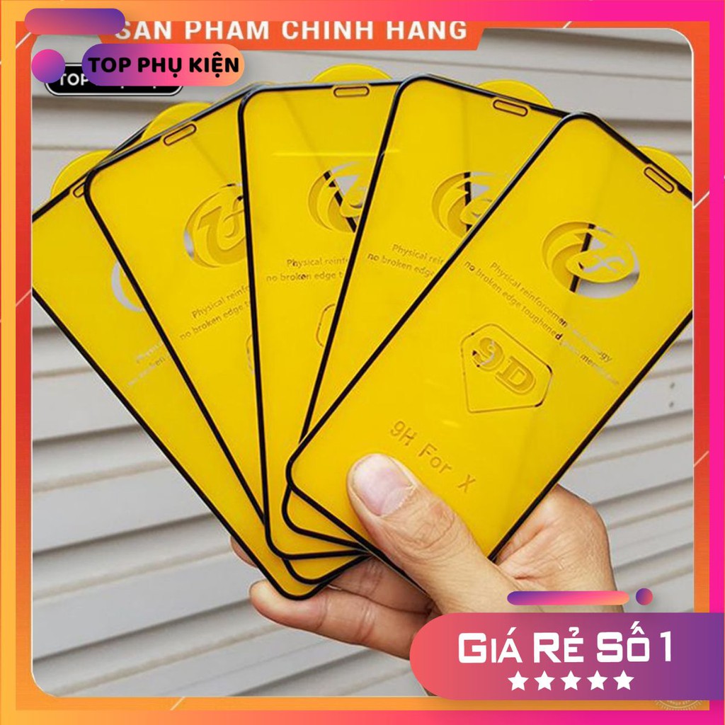 Kính cường lực Full Màn 9D cho 5/5s/6/6plus/6s/6s plus/6/7/7plus/8/8plus/x/xs/xs max/11/11 pro/11 promax giá tốt