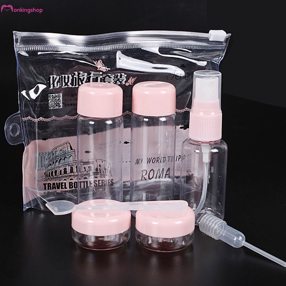 Set 7 Lọ Đựng Mỹ Phẩm Chiết Kích Thước Nhỏ Gọn Dễ Dàng Mang Đi