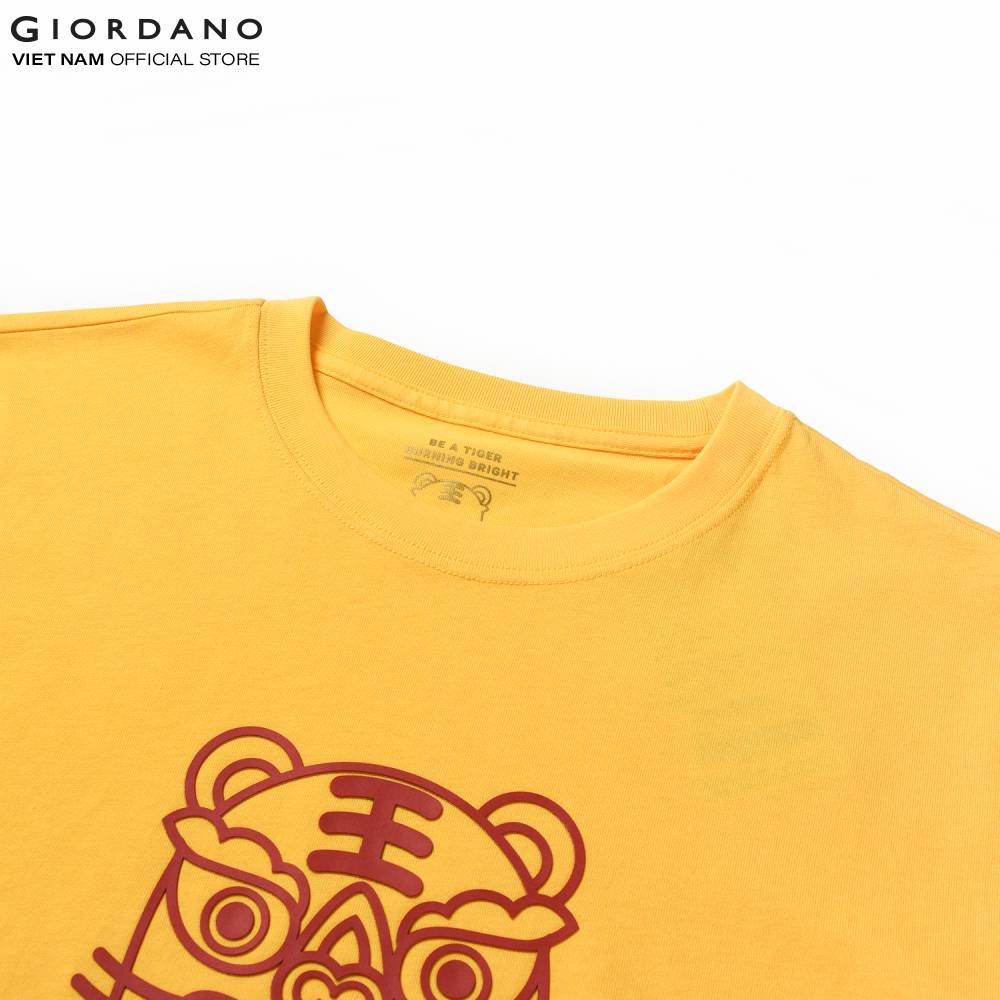 Áo Thun Nam/ Nữ Ngắn Tay Giordano 01092205- 05392215