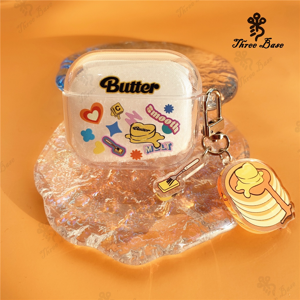 Ốp Hộp Đựng Tai Nghe Nhét Tai Mềm Trong Suốt Hình BTSS-613 Samsung galaxy Buds 2 3 pro gen 2