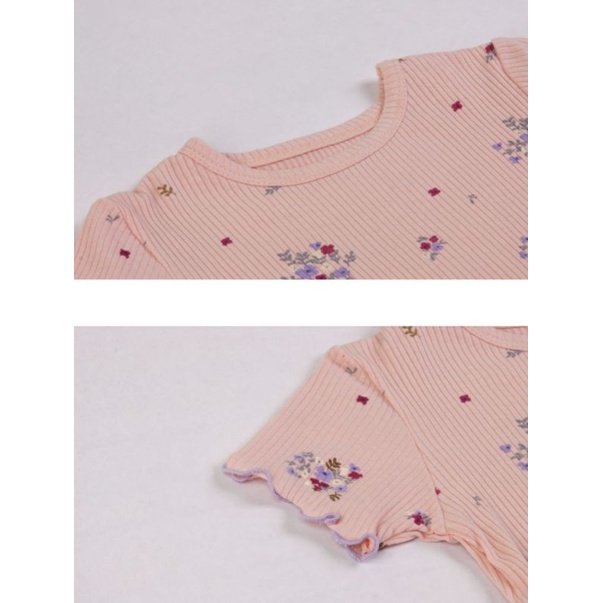 - Bộ cộc tay cotton gân mỏng Happybus VN xuất Hàn