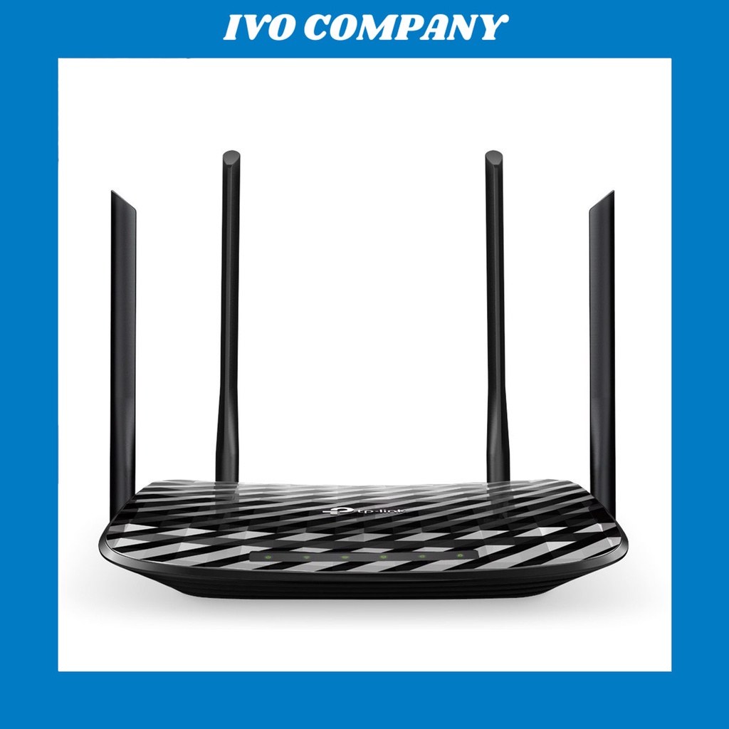 Router Wifi Chuẩn AC1200 Băng Tần Kép TP-Link Archer C6 Gigabit