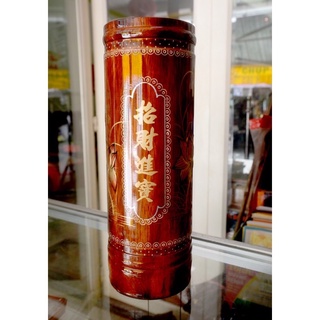 Ống đựng nhang gỗ khắc nỗi hoa sen cao nhiều size