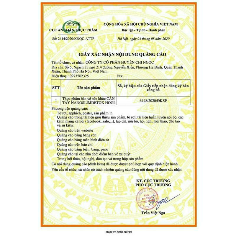 Tinh chất Cần tây Hogi, hộp 20 gói