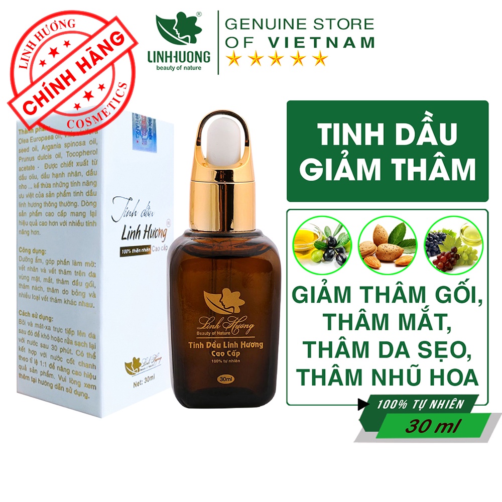 Tinh dầu Linh Hương giúp làm mờ vết thâm da do sẹo, mụn ở mặt đầu gối, nách, nhũ hoa 30ml