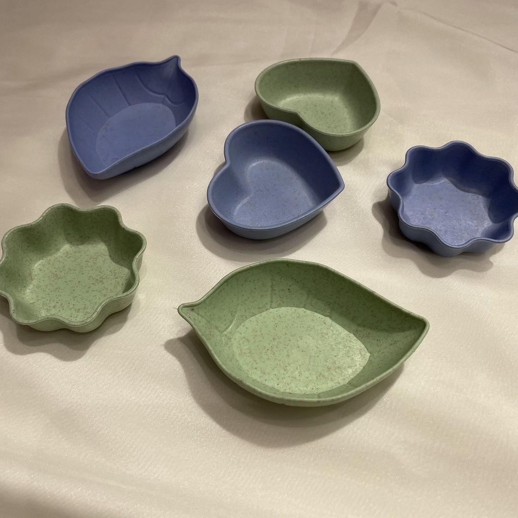 Bộ bát lúa mạch nhỏ cho bé ăn dặm kiểu Nhật (set 3 chiếc ngẫu nhiên)