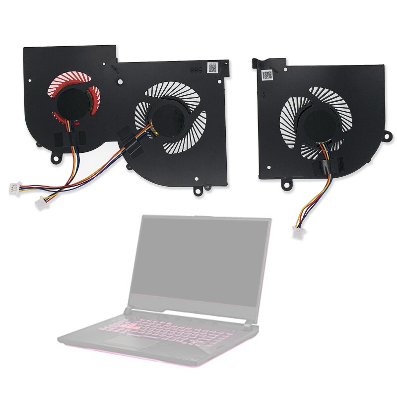 Quạt TảN NhiệT CPU GPU Cho Laptop DC 5V 0.5A 4Pin MSI GS65 GS65VR