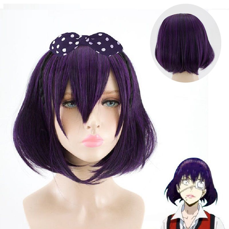 Japan Kakegurui Jabami Yumeko Meari Kirari Yumemi Runa Long Cosplay Party Hair Wigs girl gift