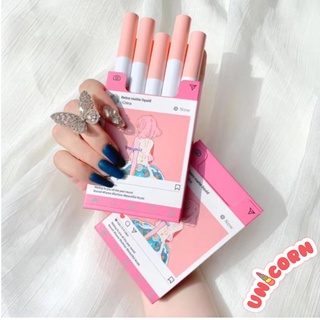 Set Son Nội Địa Trung MUGE LEEN 5 Cây Cô Gái Lên Lên Màu Chuẩn Bám Màu