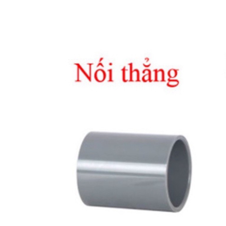 (Phụ kiện ống nhựa phi 21)Nối Thẳng, Nút Bịt, Nối Góc, Ba Chạc, Đầu Bịt