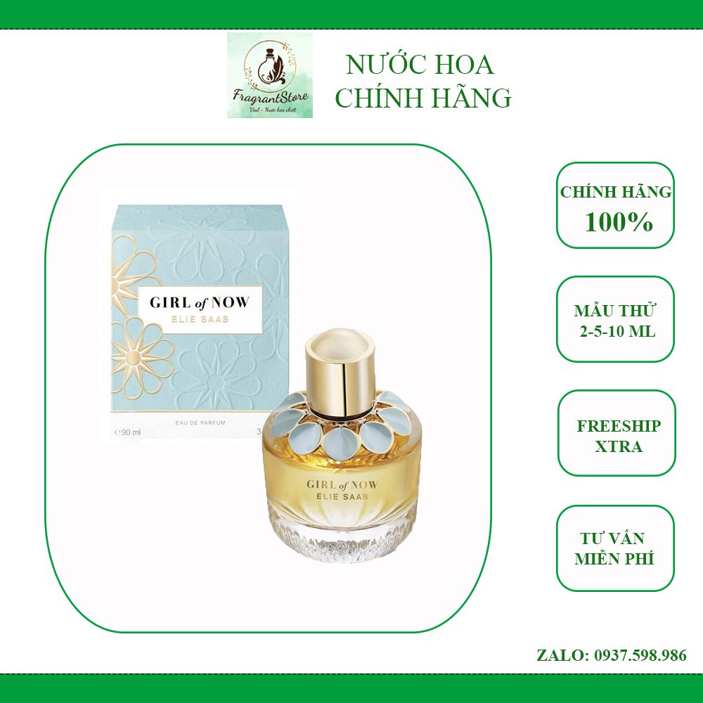 Nước Hoa Elie Saab Girl Of Now (Mẫu thử)
