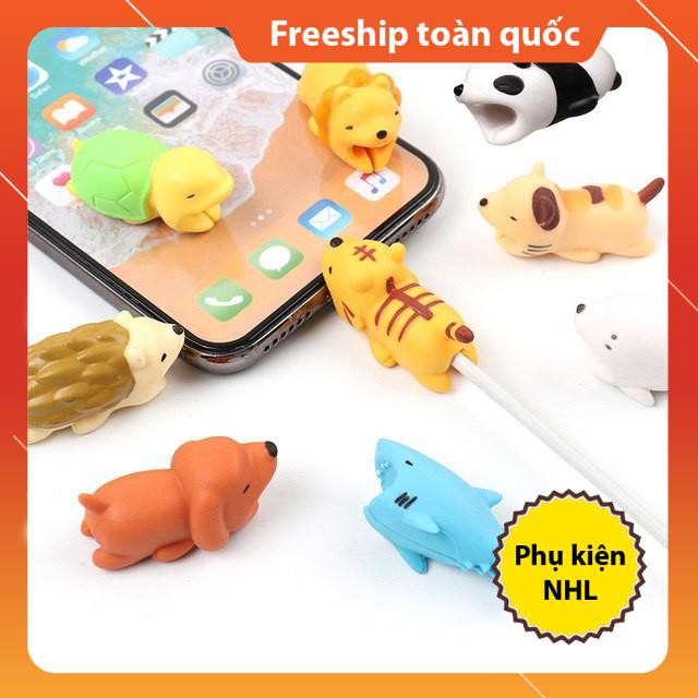 Phụ Kiện Bảo Vệ Chống Đứt Gãy cho tất cả các loại Đầu Sạc hình thú cute | BigBuy360 - bigbuy360.vn