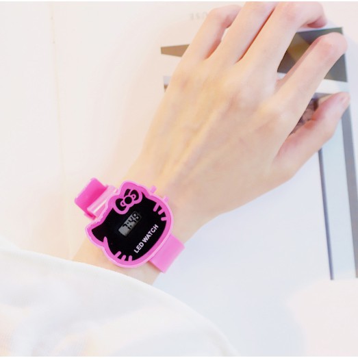  ĐỒNG HỒ ĐIỆN TỬ TRẺ EM HAZO 319 MẶT LED KITTY DỄ THƯƠNG  MQ-003 | BigBuy360 - bigbuy360.vn