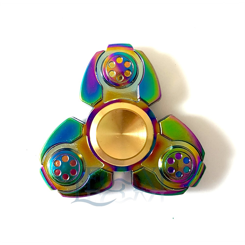 Con Xoay Tròn Hand Fidget Spinner 3 cánh mạ titan 120-180 giây Legaxi HSR2