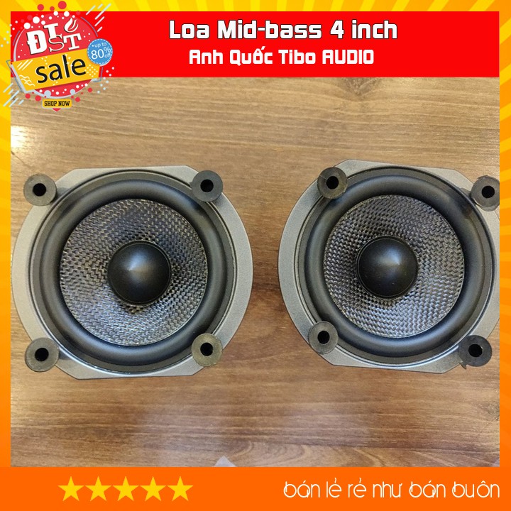 Loa Mid-bass 4 inch Anh Quốc Tibo AUDIO