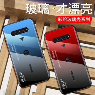 Ốp Điện Thoại Mặt Kính Màu Gradient Cho Xiaomi black Shark 4 black Shark 4pro black shark4 black shark4pro