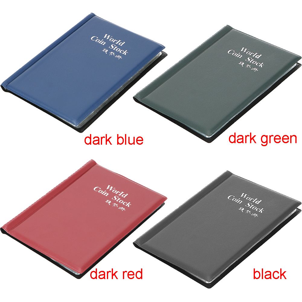 Album Đựng Tiền Xu 10 Trang 120 Ngăn Mini 4 Màu Tùy Chọn Phong Cách Nga