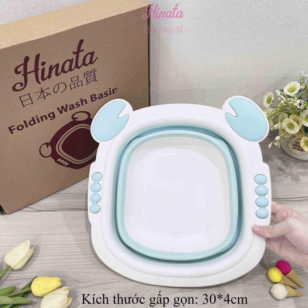 Thau rửa mặt di động HINATA - Có thể gấp gọn BT10