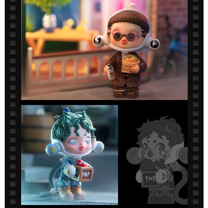 Popmart POPMART POPMART POPMART Life is Like Drama Series Liên Kết Phong Cách Cơ Bản