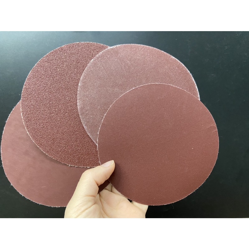 Nhám tròn gắn máy chà nhám 125mm các bậc