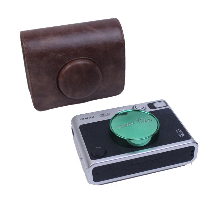 Bao Da PU Đựng Máy Ảnh Fujifilm Instax Mini Evo Evo Kèm Dây Đeo Vai