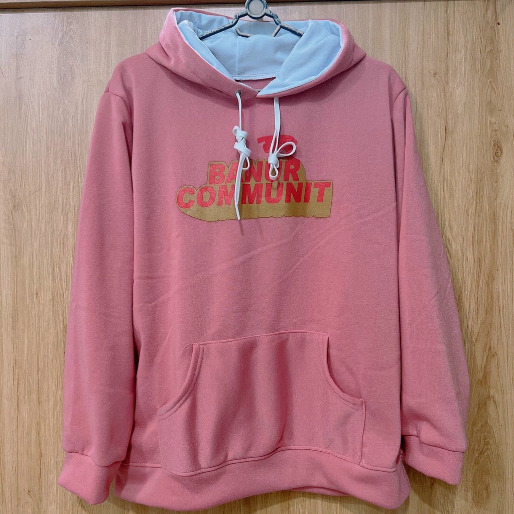 Áo Hoodie Unisex Form Rộng BANUR Nón 2 Lớp Chống Gió Lạnh