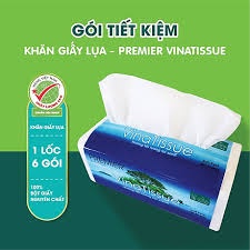 Giấy lụa rút PREMIER VinaTissue 2 lớp - 280 tờ