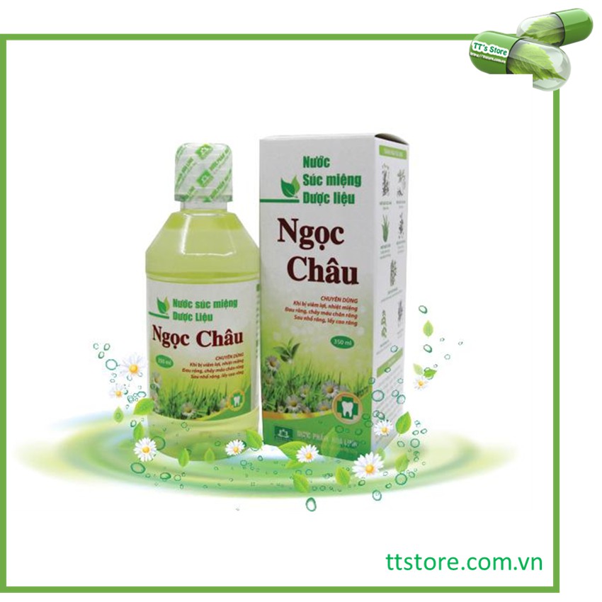 Nước súc miệng dược liệu Ngọc Châu 350ml