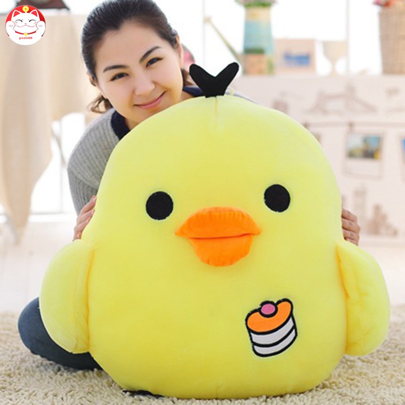 Gà Con Nhồi Bông Xinh Xắn Dùng Để Trang Trí Nội Thất