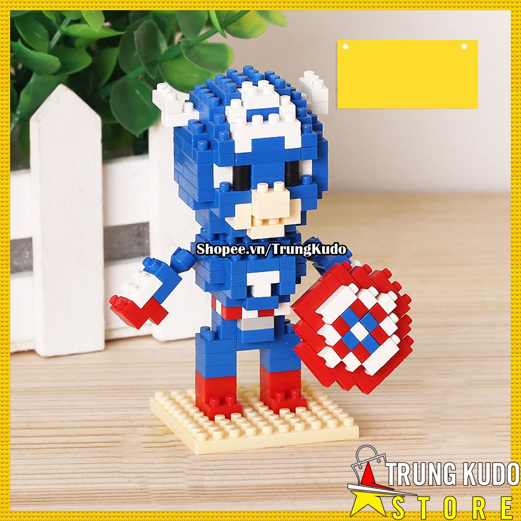 Lego Marvel Và DC - Đồ Chơi Lắp Ghép Siêu Anh Hùng Bằng Lego Nanoblock Các Anh Hùng Iron Man, Batman, Captian, Thor,...