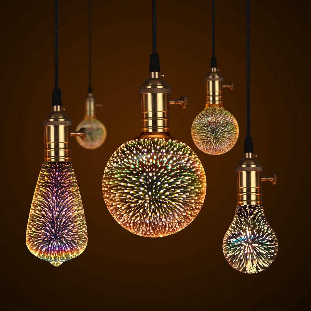 MIQUEL Bóng Đèn LED Hình Cây Thông Giáng Sinh Bằng Kính Độc Đáo Trang Trí Nhà Hàng / Quán Bar