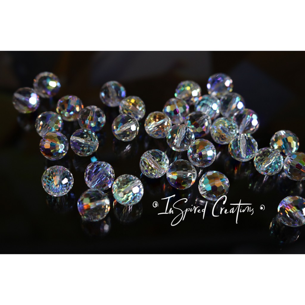 Pha lê Swarovski giác nhuyễn 10 ly