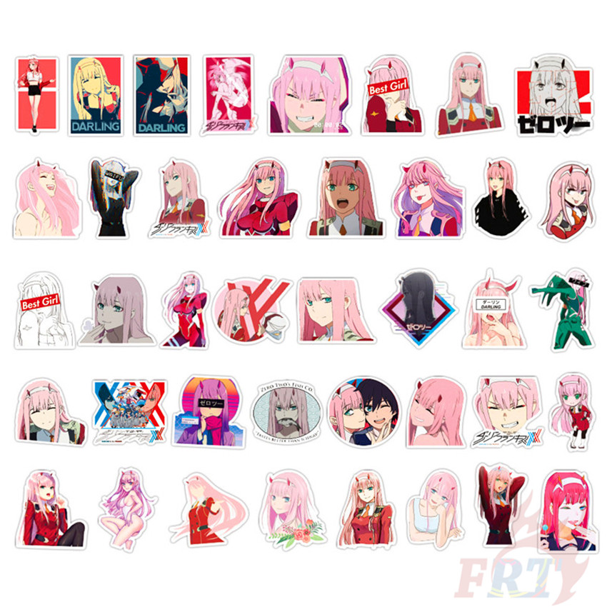100Pcs/Set ❉ DARLING in the FRANXX Series B - Anime Stickers ❉ DIY Fashion Mixed Waterproof Doodle Decals Stickers
