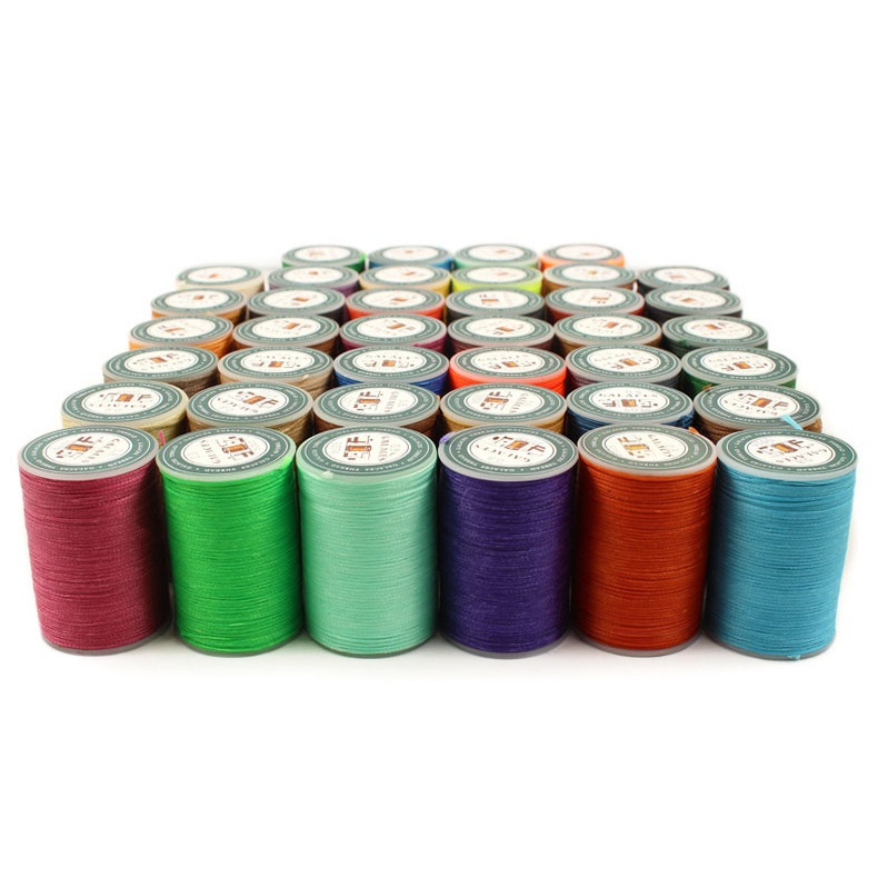 Chỉ sáp sợi dẹt 0.8 mm khâu đồ da 0.8mm * 90m dài (d20)