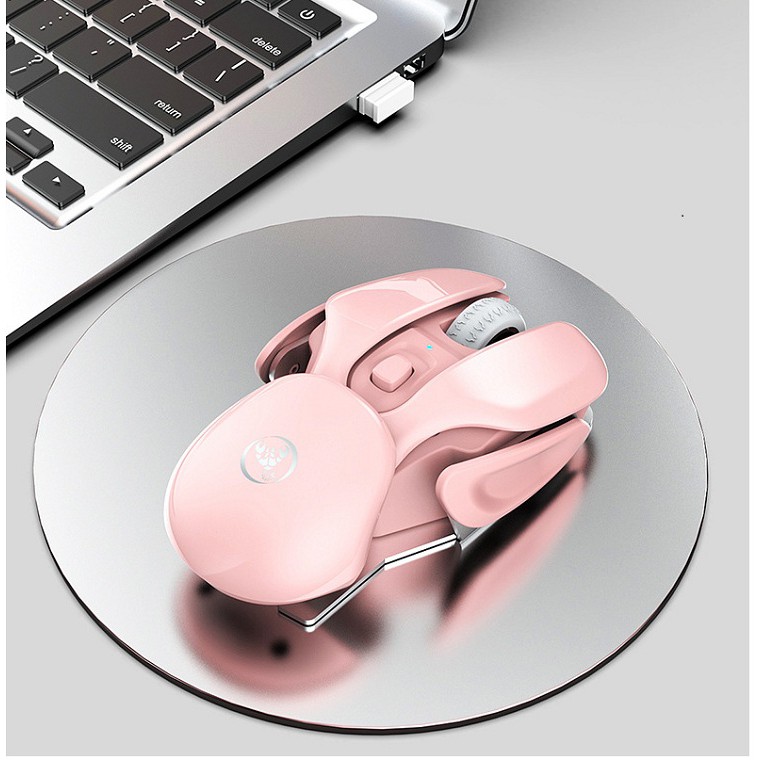 Chuột Buletooth Huqu T37-Kết Nối Đầu Thu USB.