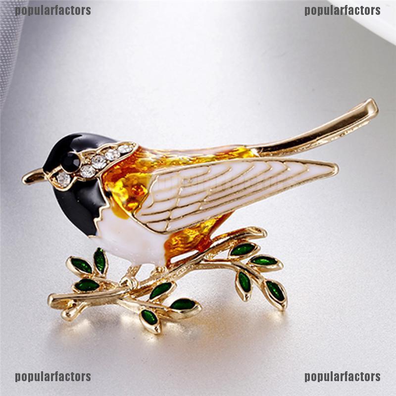 Trâm Cài Áo Hình Chú Chim Sang Trọng