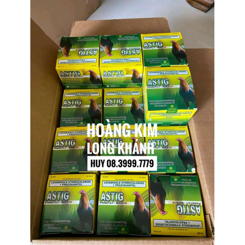 ASTIG - 1 HỘP/ 10 VỈ 100 VIÊN