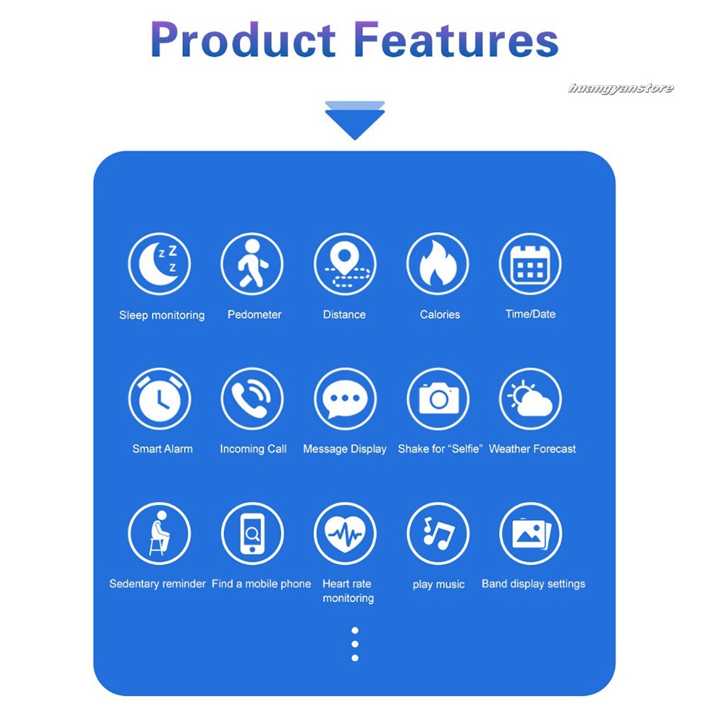 Vòng Tay Thông Minh Chống Nước Đo Nhịp Tim Znsh_v60 Ip65