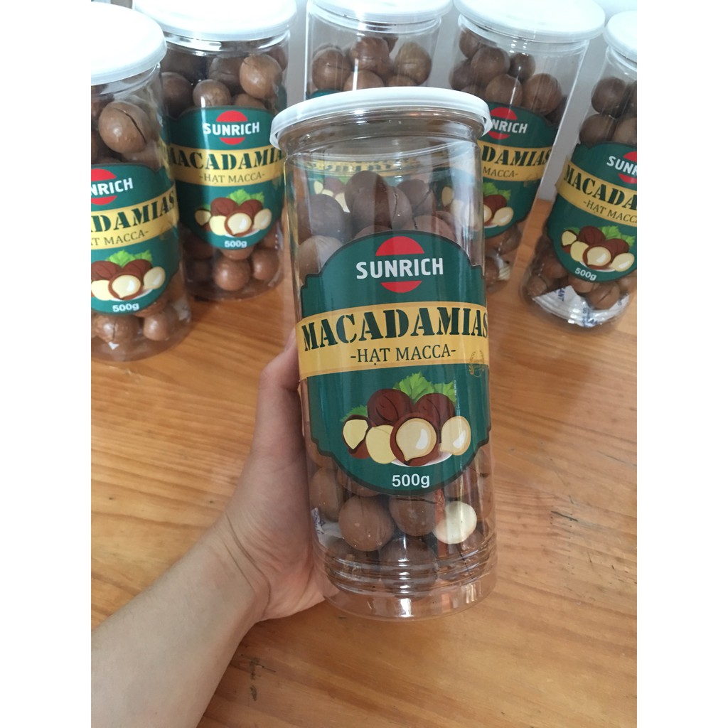 [HÀNG CAO CẤP] 500G HẠT MACCA SUNRICH SIZE 25-29MM, NỨT VỎ THƠM NGON, BỔ SUNG DINH DƯỠNG, TỐT CHO SỨC KHỎE