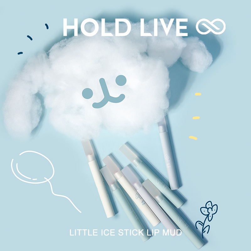 [Có sẵn] Hold Live Ice Stick Lip - Son kem lì nội địa trung Hold Live HL485 [Hàng Auth - Chọn màu] Combo