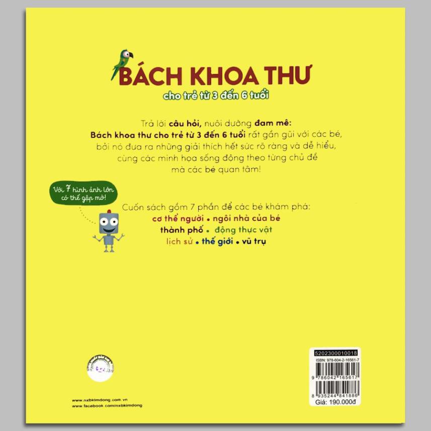 Sách - Bách Khoa Thư Cho Trẻ Từ 3-6 Tuổi - NXB Kim Đồng