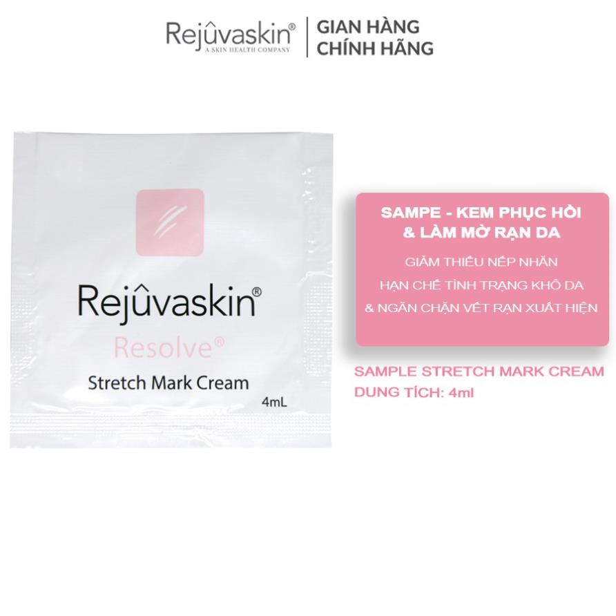 Sample kem phòng ngừa và xóa mờ rạn da REJUVASKIN Stretch Mark Cream 4ml - Mỹ Phẩm Mai Hân