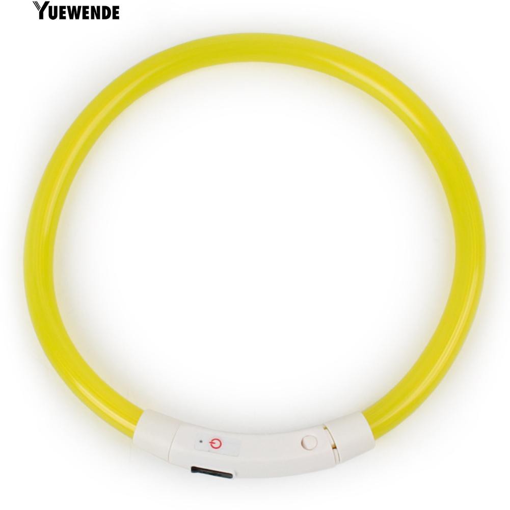 Vòng cổ đèn LED phát sáng sạc USB vui nhộn cho cún cưng